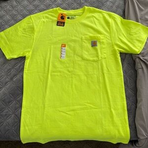 Carhartt Men's Bright Yellow Short Sleeve Tee